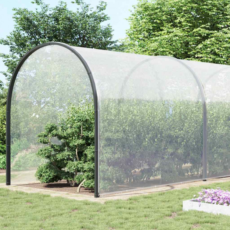 Przezroczysta plandeka z oczkami 10x12 m Polietylen