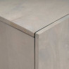 Highboard z półką Szary i złoto 60 x 33 x 100 cm Drewno z mango