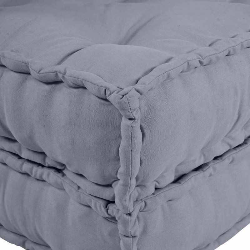 Modularna sofa patchworkowa Szary 70 x 70 x 56 cm tkanina