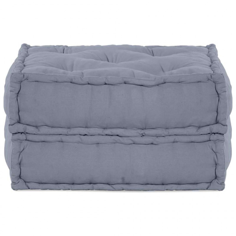 Modularna sofa patchworkowa Szary 70 x 70 x 36 cm tkanina