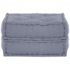 Modularna sofa patchworkowa Szary 70 x 70 x 36 cm tkanina