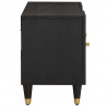 Szafka pod telewizor Czarny 105 x 33 x 46 cm Drewno z mango
