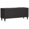 Szafka pod telewizor Czarny 105 x 33 x 46 cm Drewno z mango