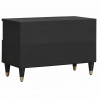 Szafka pod telewizor Czarny 70 x 33 x 46 cm Drewno z mango