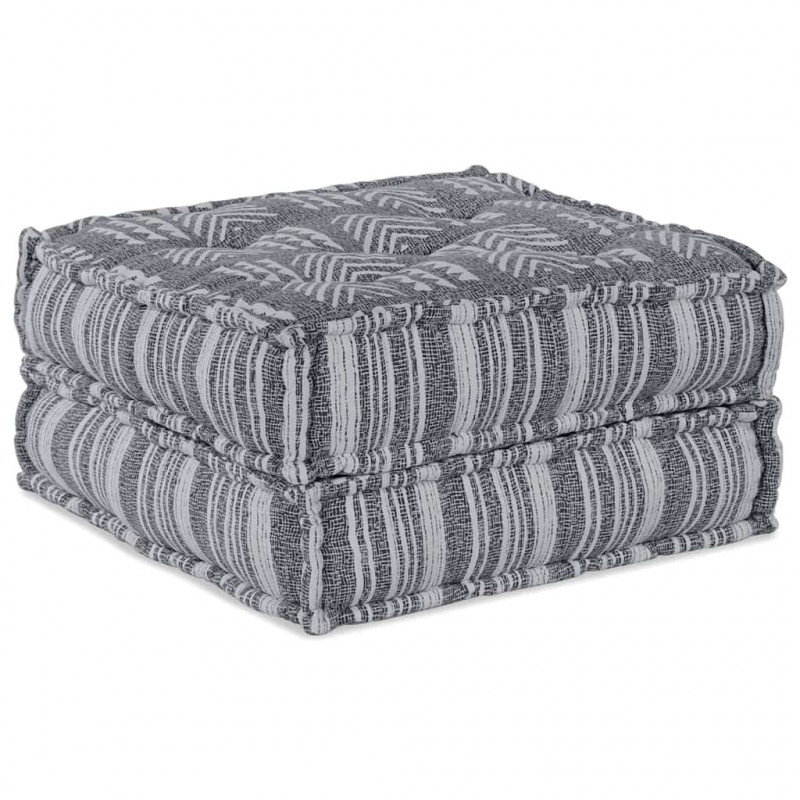 Modularna sofa patchworkowa Szary Print 70 x 70 x 36 cm tkanina