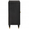 Bufet Czarny 60 x 33 x 75 cm Drewno z mango