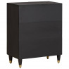 Bufet Czarny 60 x 33 x 75 cm Drewno z mango