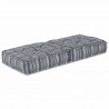 Modularna sofa patchworkowa Szary Print 70 x 70 x 36 cm tkanina