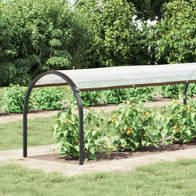 Przezroczysta plandeka z oczkami 1x8 m Polietylen