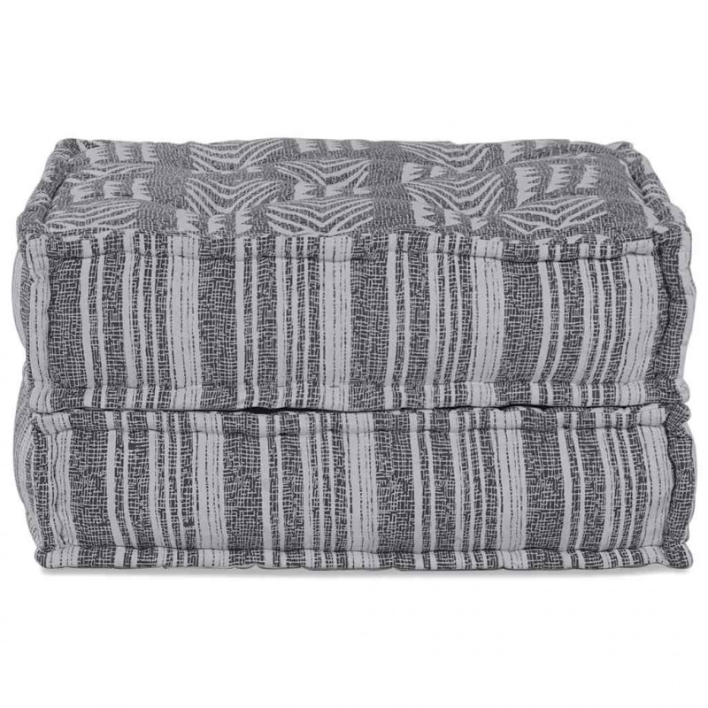 Modularna sofa patchworkowa Szary Print 70 x 70 x 36 cm tkanina