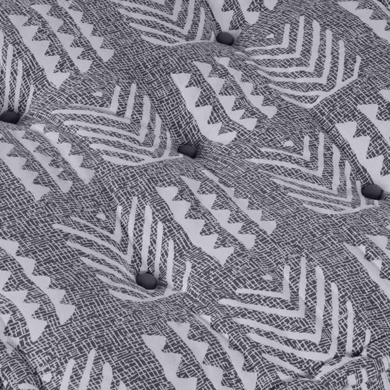 Modularna sofa patchworkowa Szary Print 70 x 70 x 36 cm tkanina