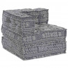 Modularna sofa patchworkowa Jasnoszary 70 x 70 x 56 cm tkanina
