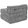 Modularna sofa patchworkowa Jasnoszary 70 x 70 x 56 cm tkanina