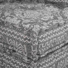 Modularna sofa patchworkowa Jasnoszary 70 x 70 x 56 cm tkanina