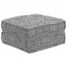 Modularna sofa patchworkowa Jasnoszary 70 x 70 x 36 cm tkanina