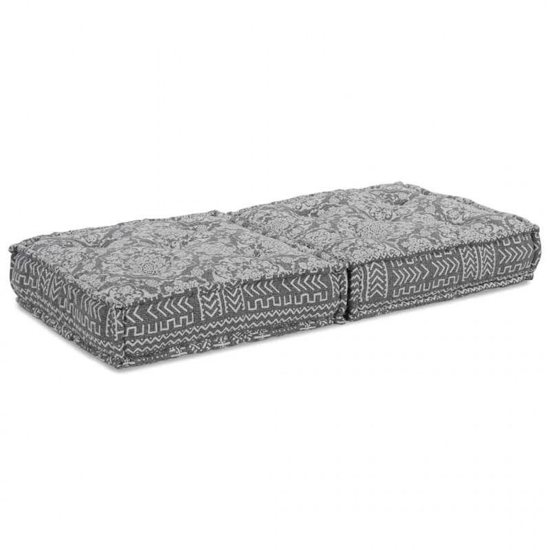 Modularna sofa patchworkowa Jasnoszary 70 x 70 x 36 cm tkanina
