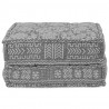 Modularna sofa patchworkowa Jasnoszary 70 x 70 x 36 cm tkanina