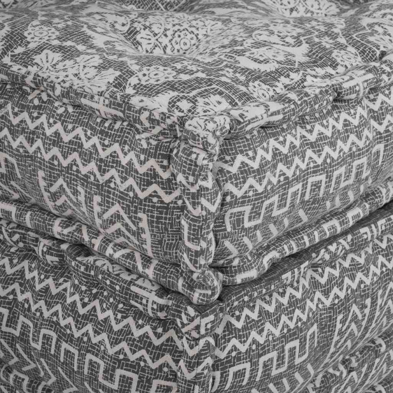 Modularna sofa patchworkowa Jasnoszary 70 x 70 x 36 cm tkanina