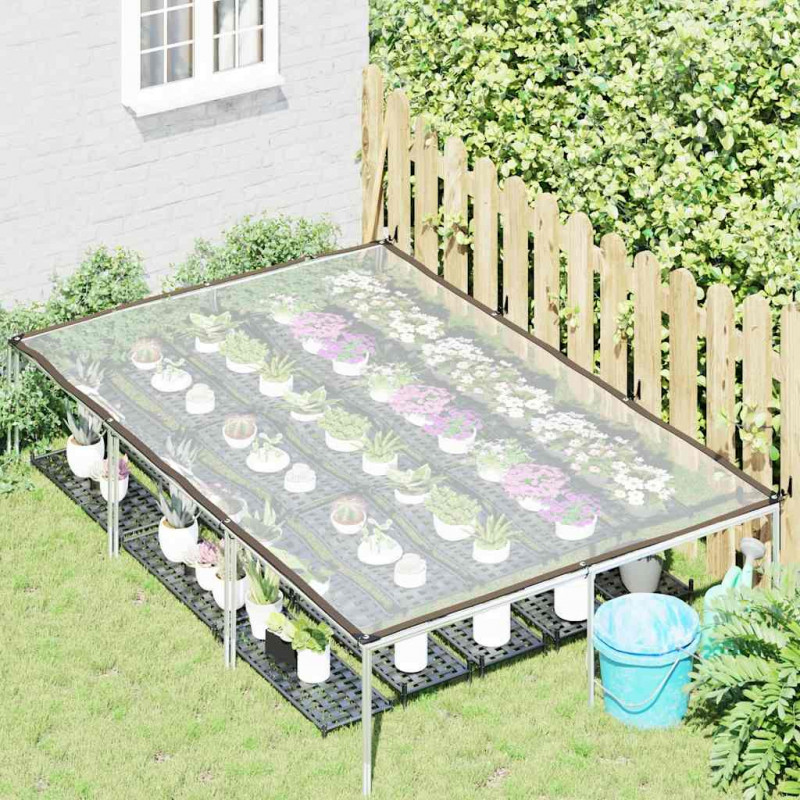 Przezroczysta plandeka z oczkami 2x3 m Polietylen