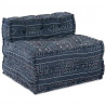 Modularna sofa patchworkowa Indygo Print 70 x 70 x 56 cm
