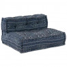 Modularna sofa patchworkowa Indygo Print 70 x 70 x 56 cm