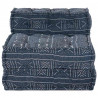 Modularna sofa patchworkowa Indygo Print 70 x 70 x 56 cm