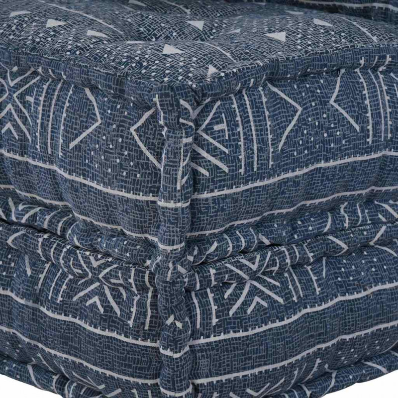 Modularna sofa patchworkowa Indygo Print 70 x 70 x 56 cm