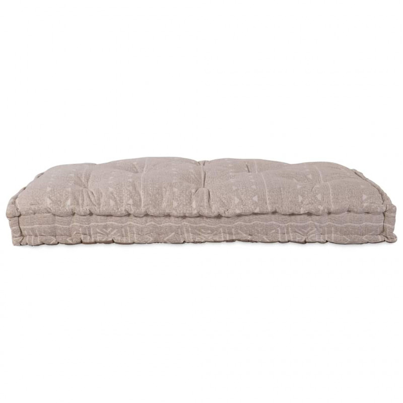 Modularny sofa patchworkowy Jasny Brąz 120 x 80 x 12 cm tkanina