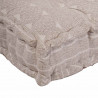 Modularny sofa patchworkowy Jasny Brąz 120 x 80 x 12 cm tkanina
