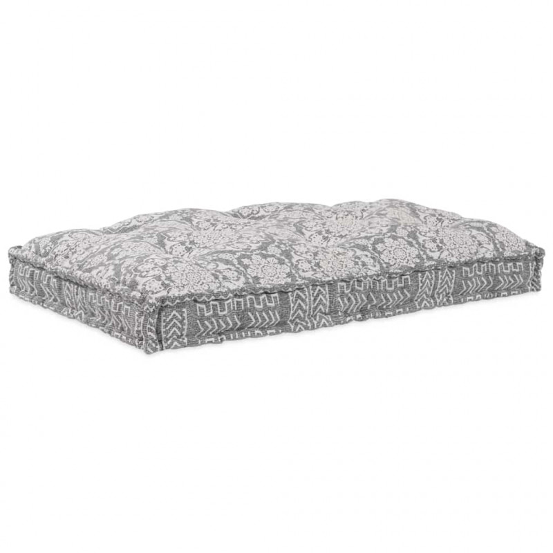 Modularny sofa patchworkowy Jasnoszary 120 x 80 x 12 cm tkanina