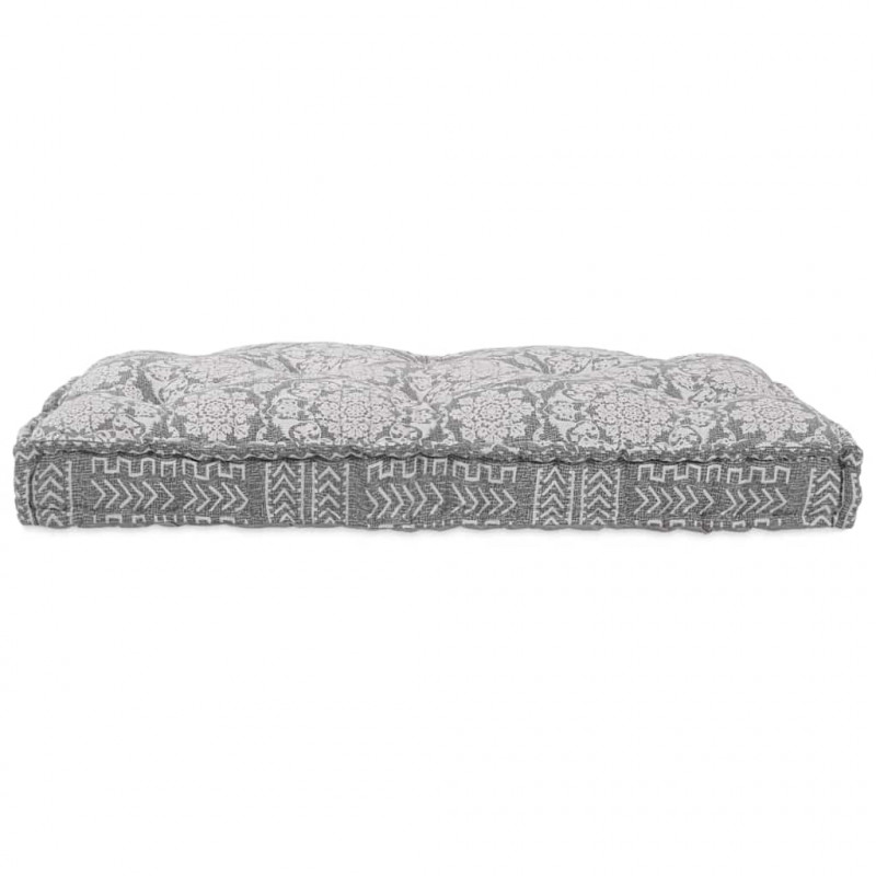 Modularny sofa patchworkowy Jasnoszary 120 x 80 x 12 cm tkanina