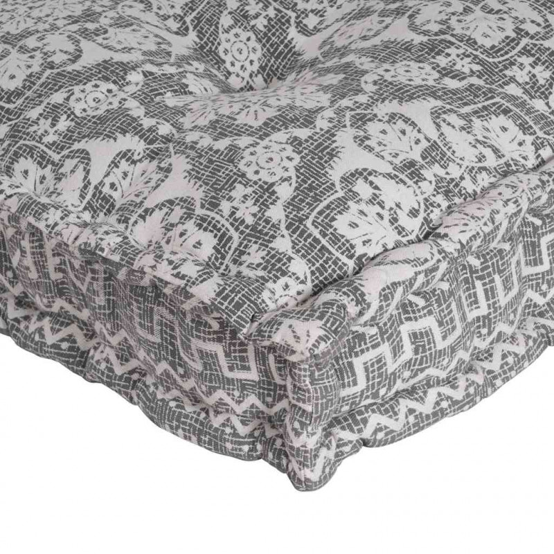 Modularny sofa patchworkowy Jasnoszary 120 x 80 x 12 cm tkanina