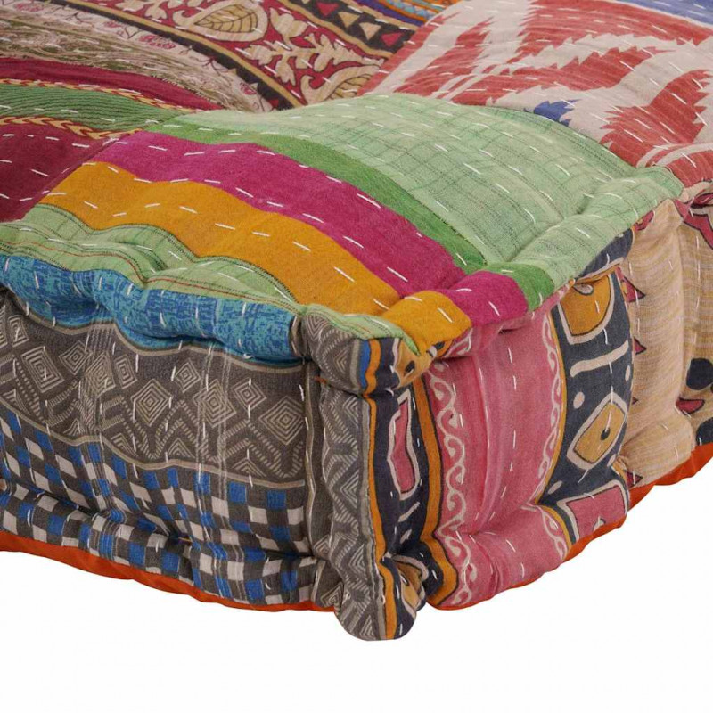 Modularny sofa patchworkowy Wielokolorowe 120 x 80 x 12 cm