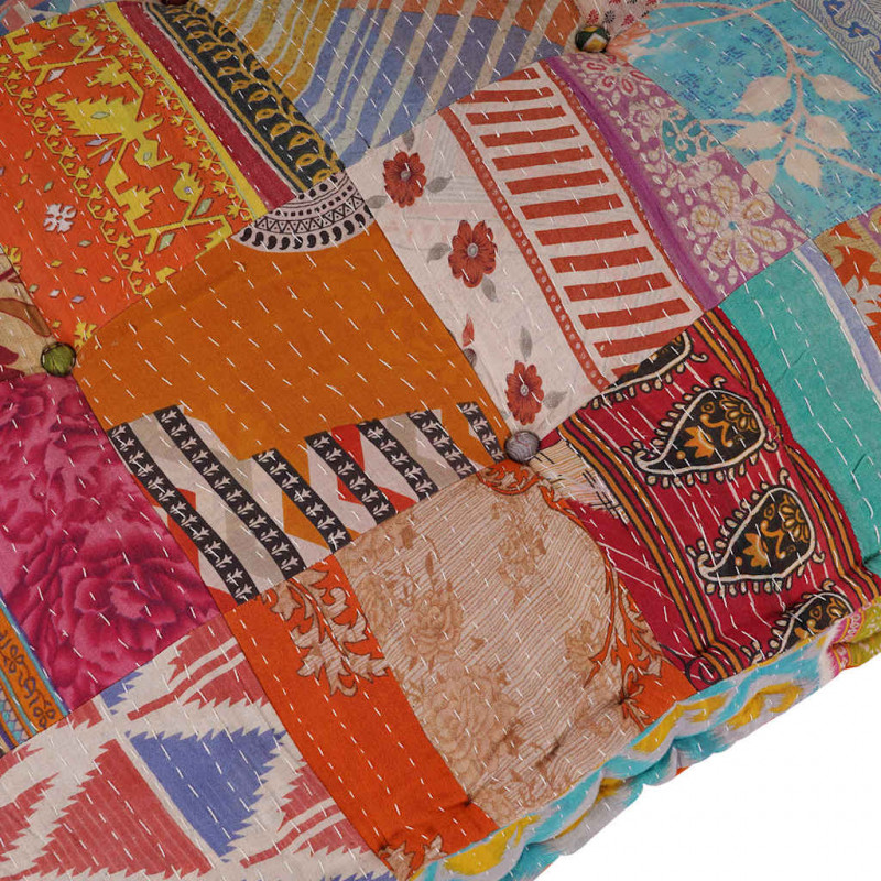 Modularny sofa patchworkowy Wielokolorowe 120 x 80 x 12 cm