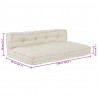 Modularny sofa patchworkowy 2 pcs Kremowy 120 x 80 x 38 cm