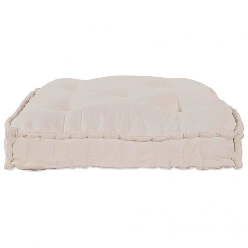 Modularny sofa patchworkowy Kremowy 120 x 80 x 12 cm tkanina