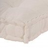 Modularny sofa patchworkowy Kremowy 120 x 80 x 12 cm tkanina