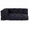 Modularny sofa patchworkowy 3 pcs Antracyt 120 x 80 x 38 cm