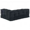 Modularny sofa patchworkowy 3 pcs Antracyt 120 x 80 x 38 cm