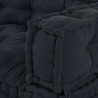 Modularny sofa patchworkowy 3 pcs Antracyt 120 x 80 x 38 cm