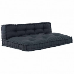 Modularny sofa patchworkowy 2 pcs Antracyt 120 x 80 x 38 cm