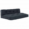 Modularny sofa patchworkowy 2 pcs Antracyt 120 x 80 x 38 cm
