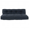 Modularny sofa patchworkowy 2 pcs Antracyt 120 x 80 x 38 cm