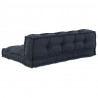 Modularny sofa patchworkowy 2 pcs Antracyt 120 x 80 x 38 cm