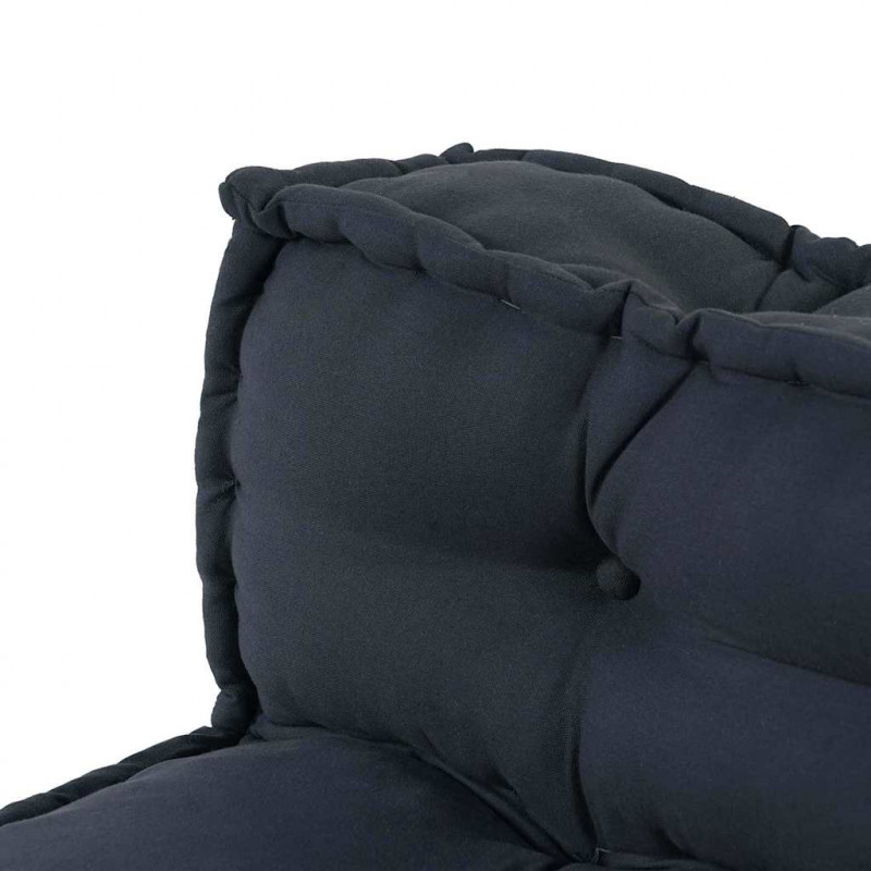 Modularny sofa patchworkowy 2 pcs Antracyt 120 x 80 x 38 cm