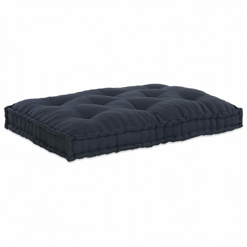Modularny sofa patchworkowy Antracyt 120 x 80 x 12 cm tkanina