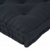Modularny sofa patchworkowy Antracyt 120 x 80 x 12 cm tkanina