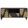 Szafka pod telewizor Czarny 105 x 33 x 46 cm Drewno z mango
