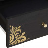 Szafka pod telewizor Czarny 105 x 33 x 46 cm Drewno z mango