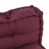 Modularny sofa patchworkowy 2 pcs Bordowy 120 x 80 x 38 cm